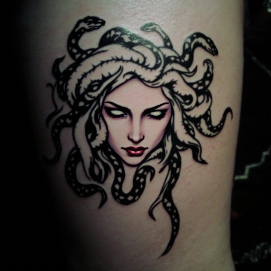 Crying Medusa Tattoo