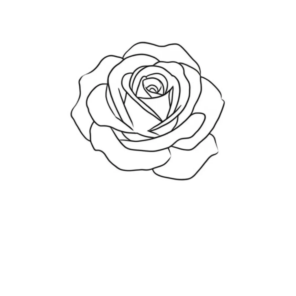 Minimalist Rose Tattoo: Simple & Elegant Floral Design Minimalist Rose Tattoo: Simple & Elegant Floral Design
