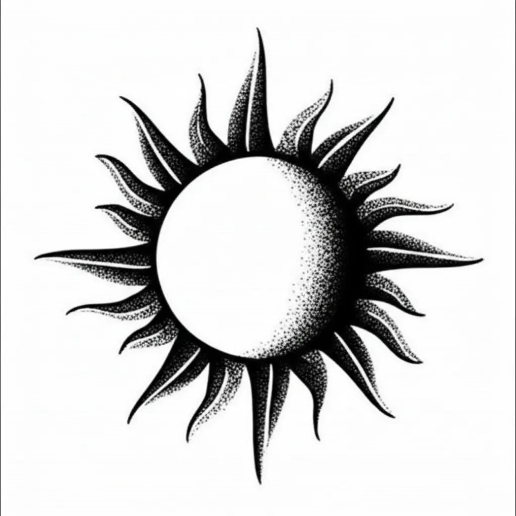 American Traditional Sun and Moon Tattoo Design American Traditional Sun and Moon Tattoo Design