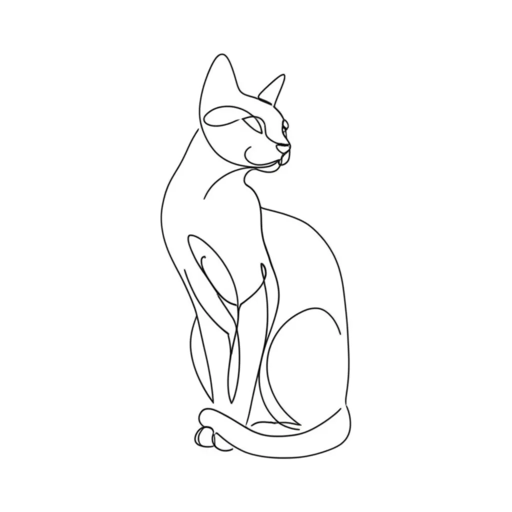 Minimalist Cat Tattoo: Simple & Elegant Design Ideas Minimalist Cat Tattoo: Simple & Elegant Design Ideas