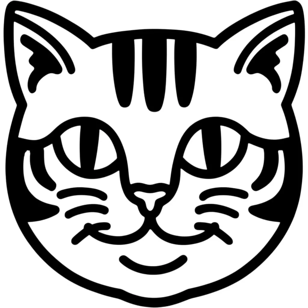 Cute Cat American Traditional Tattoo Design Cute Cat American Traditional Tattoo Design