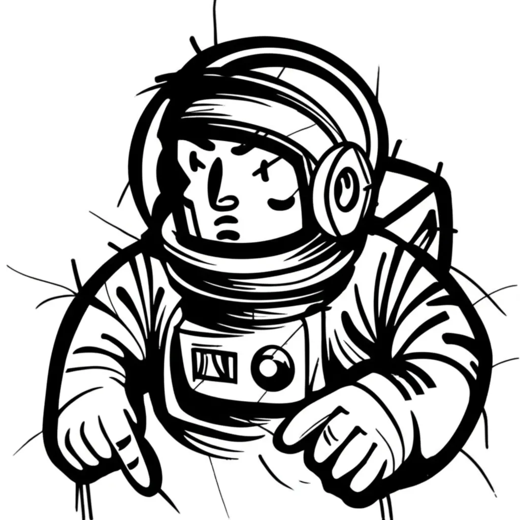 Graffiti Spaceman Tattoo Design Graffiti Spaceman Tattoo Design