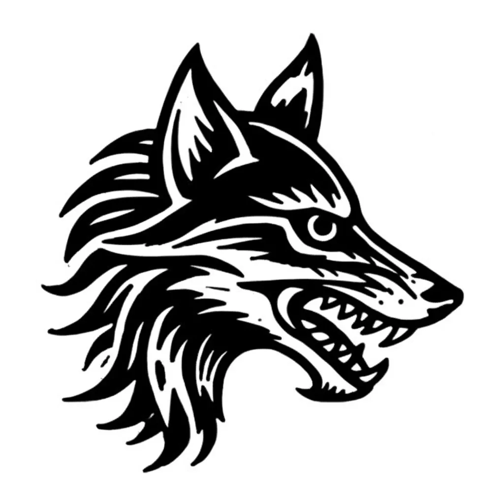 American Traditional Wolf Tattoo Design American Traditional Wolf Tattoo Design