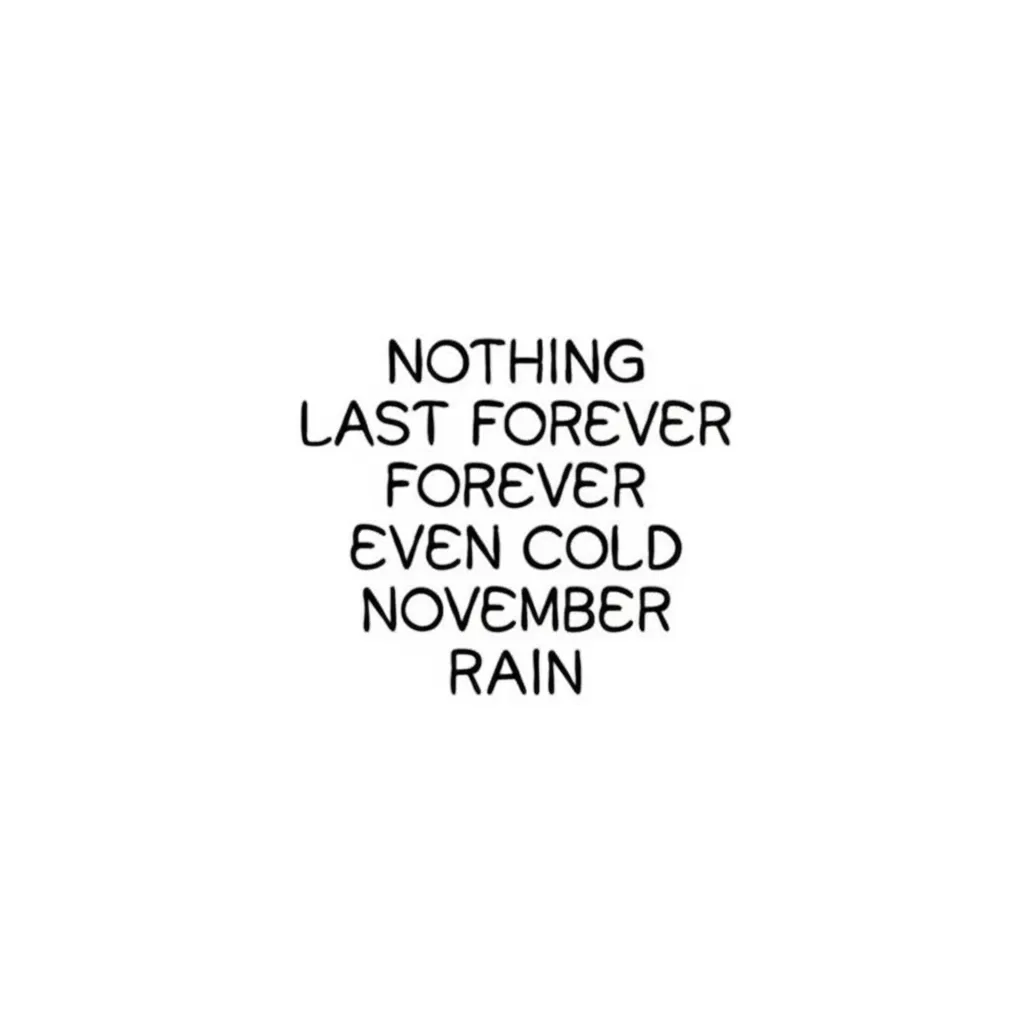 Nothing Lasts Forever Tattoo: Minimalist Design & Meaning