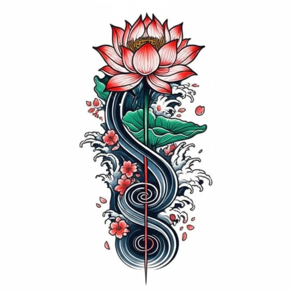 Unalome Lotus Flower Tattoo: Meaning, Design & Ideas Unalome Lotus Flower Tattoo: Meaning, Design & Ideas