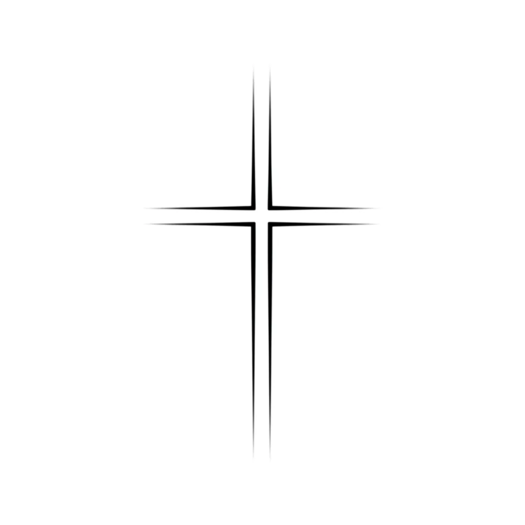 Minimalist Cross Tattoo Design Ideas