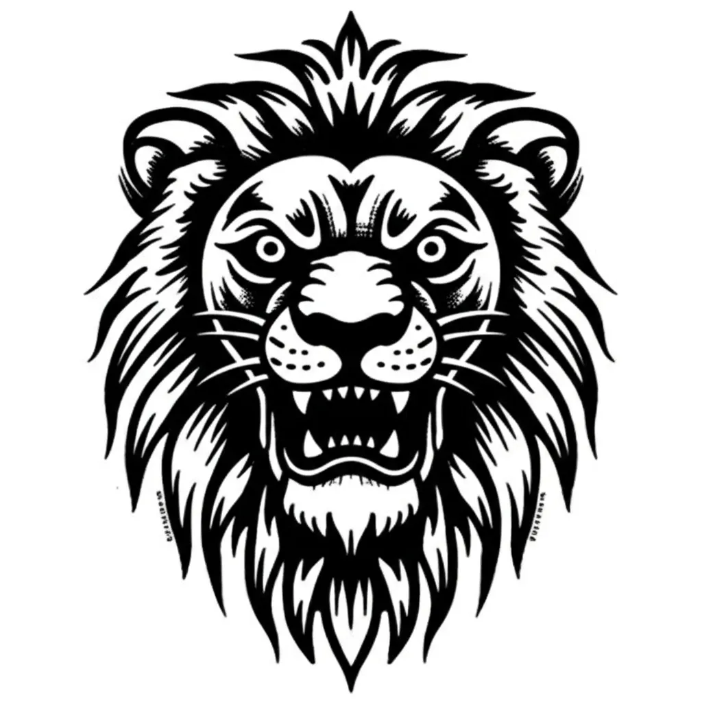 American Traditional Lion Tattoo: A Bold and Classic Design