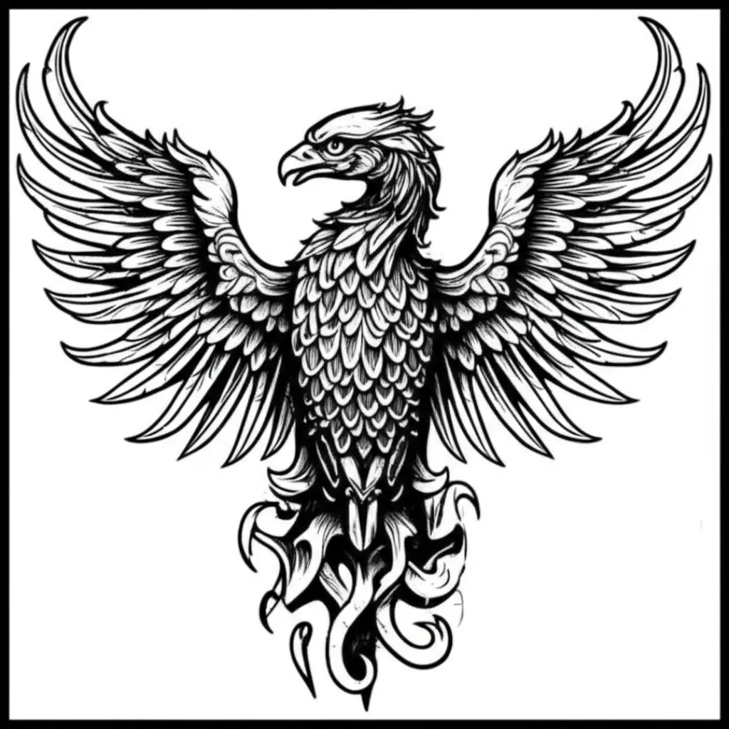 Gothic Phoenix Tattoo: Beating the Odds in Dark Style
