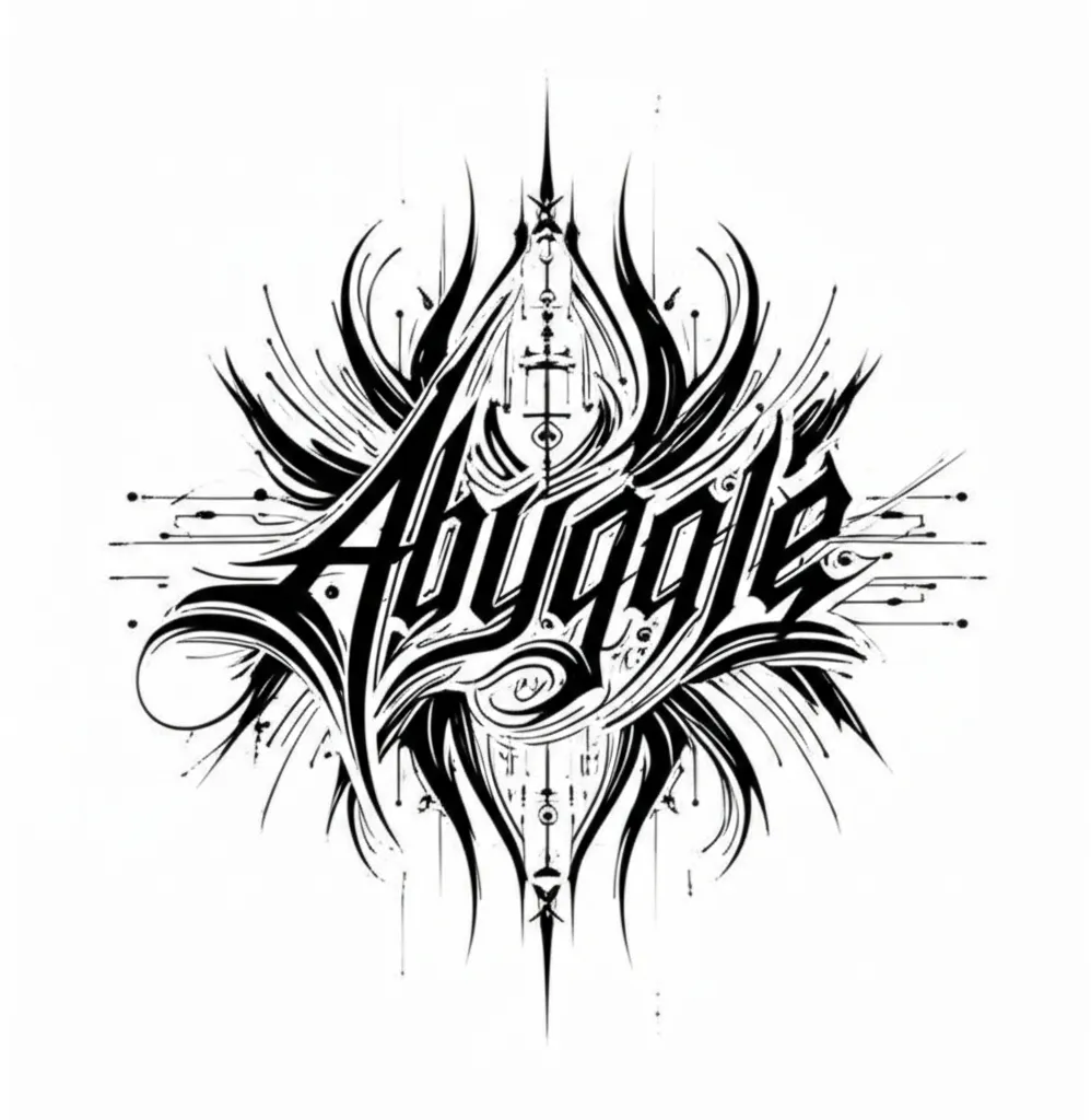 Abygale Cyber Sigilism Tattoo Design