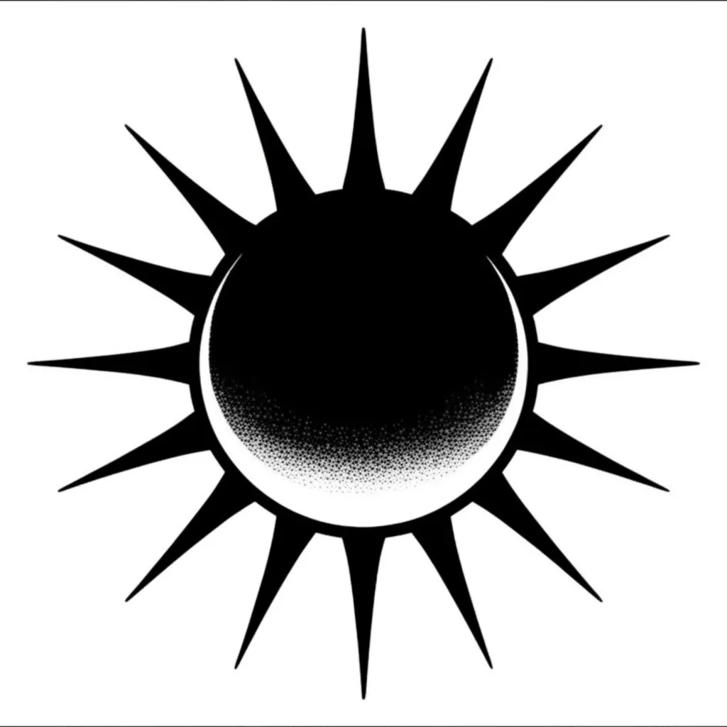 American Traditional Sun and Moon Tattoo Design American Traditional Sun and Moon Tattoo Design