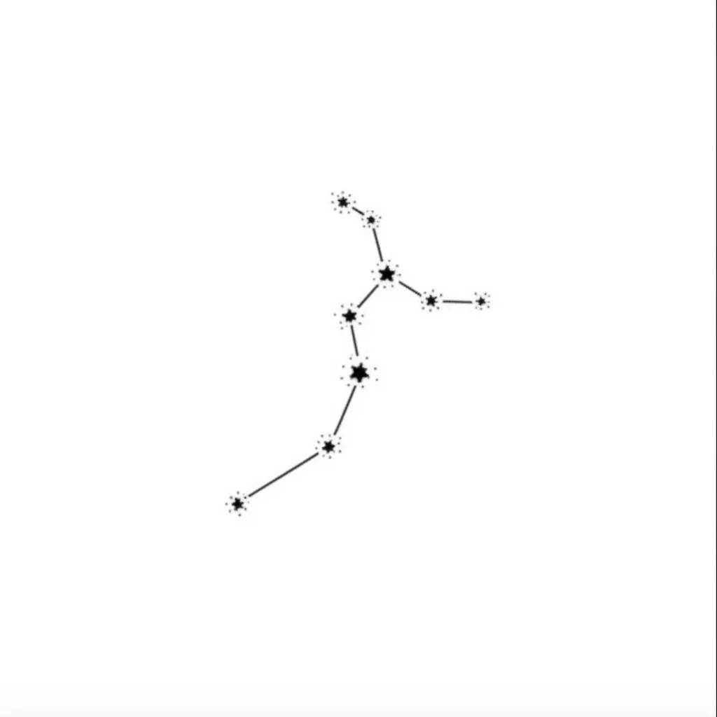Minimalist Star Constellation Tattoo Design Minimalist Star Constellation Tattoo Design
