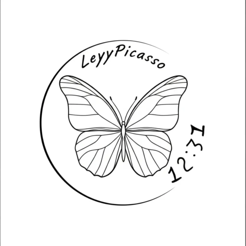 Minimalist Butterfly Tattoo with LeyyPicasso and 12:31 Minimalist Butterfly Tattoo with LeyyPicasso and 12:31