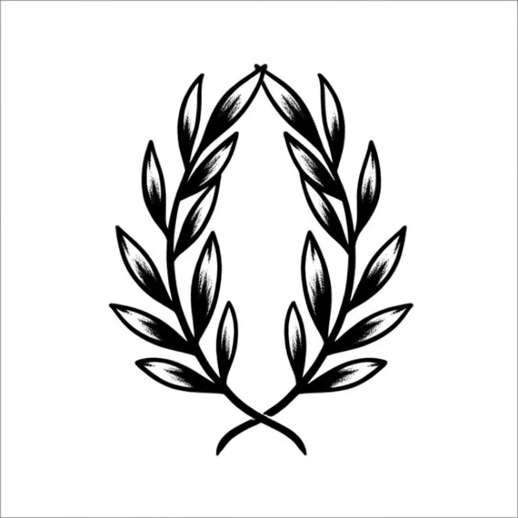 American Traditional Olive Branch Tattoo Design American Traditional Olive Branch Tattoo Design