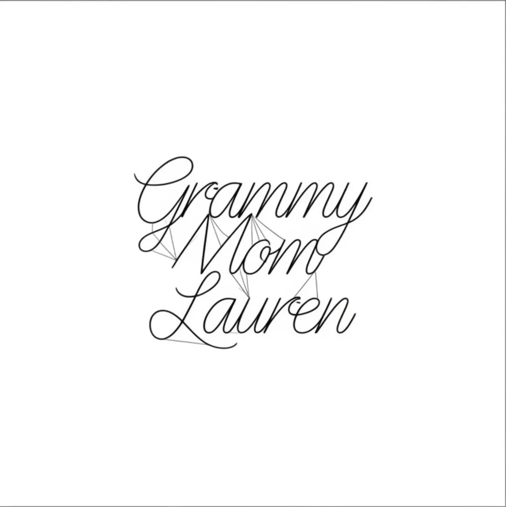 Minimalist Grammy Mom Lauren Tattoo Design Minimalist Grammy Mom Lauren Tattoo Design