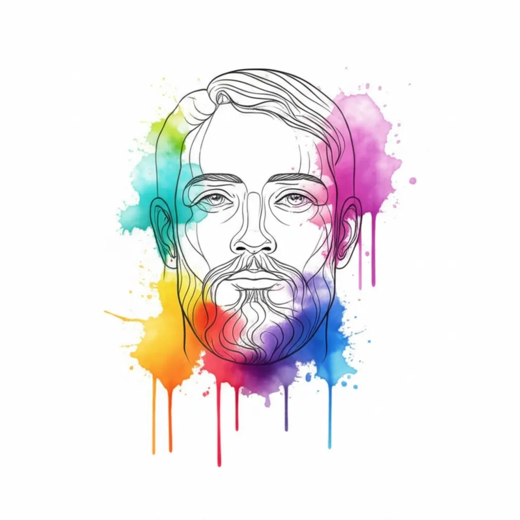 Eye-Catching Christian Watercolor Tattoo Design