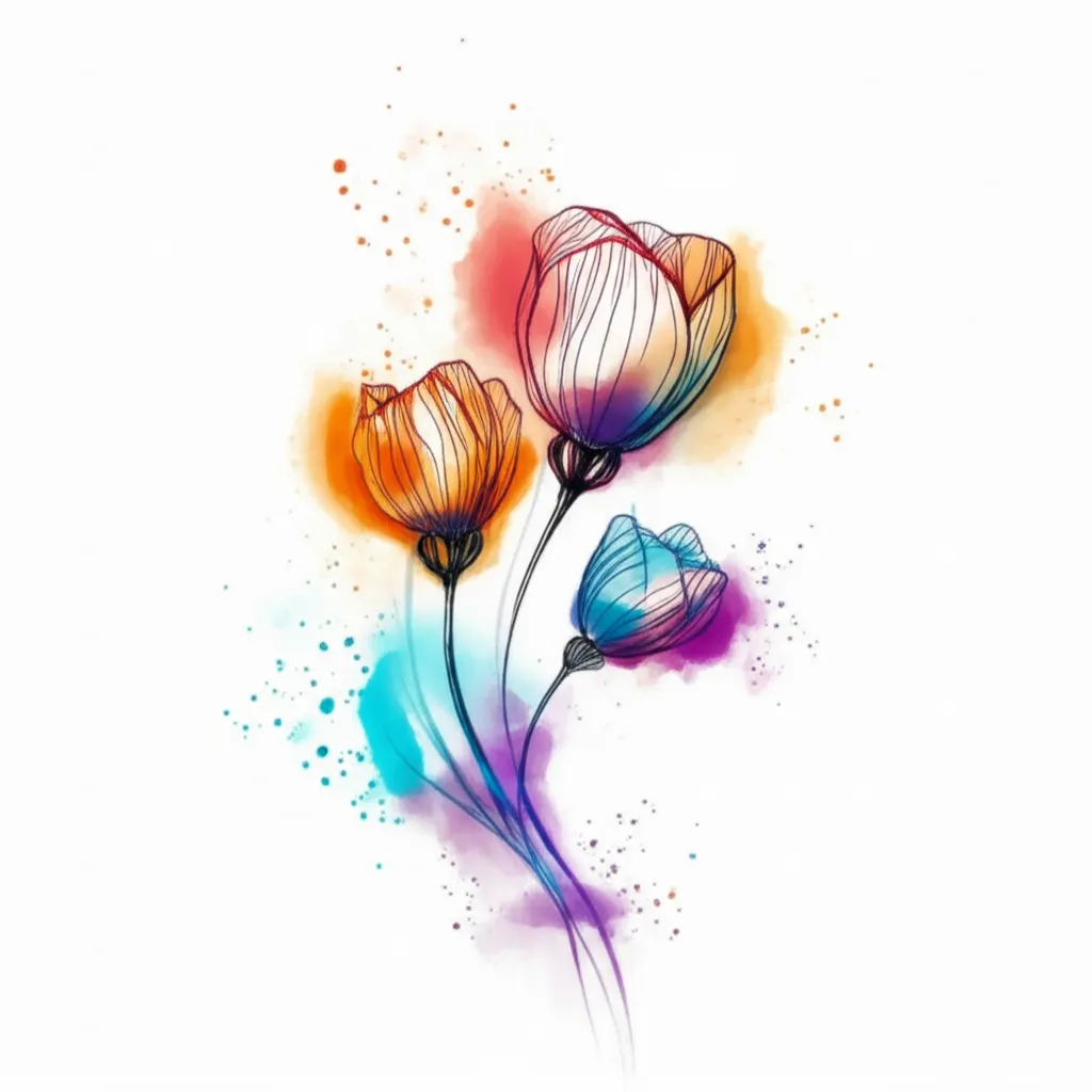 Watercolor Thigh Tattoo Ideas: Unique Designs Without Flowers or Butterflies