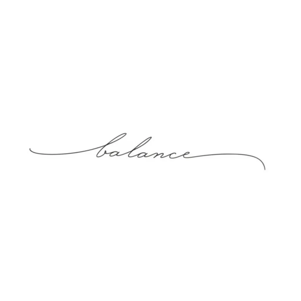 Balance Minimalist Tattoo on Upper Arm: Meaning & Inspiration Balance Minimalist Tattoo on Upper Arm: Meaning & Inspiration