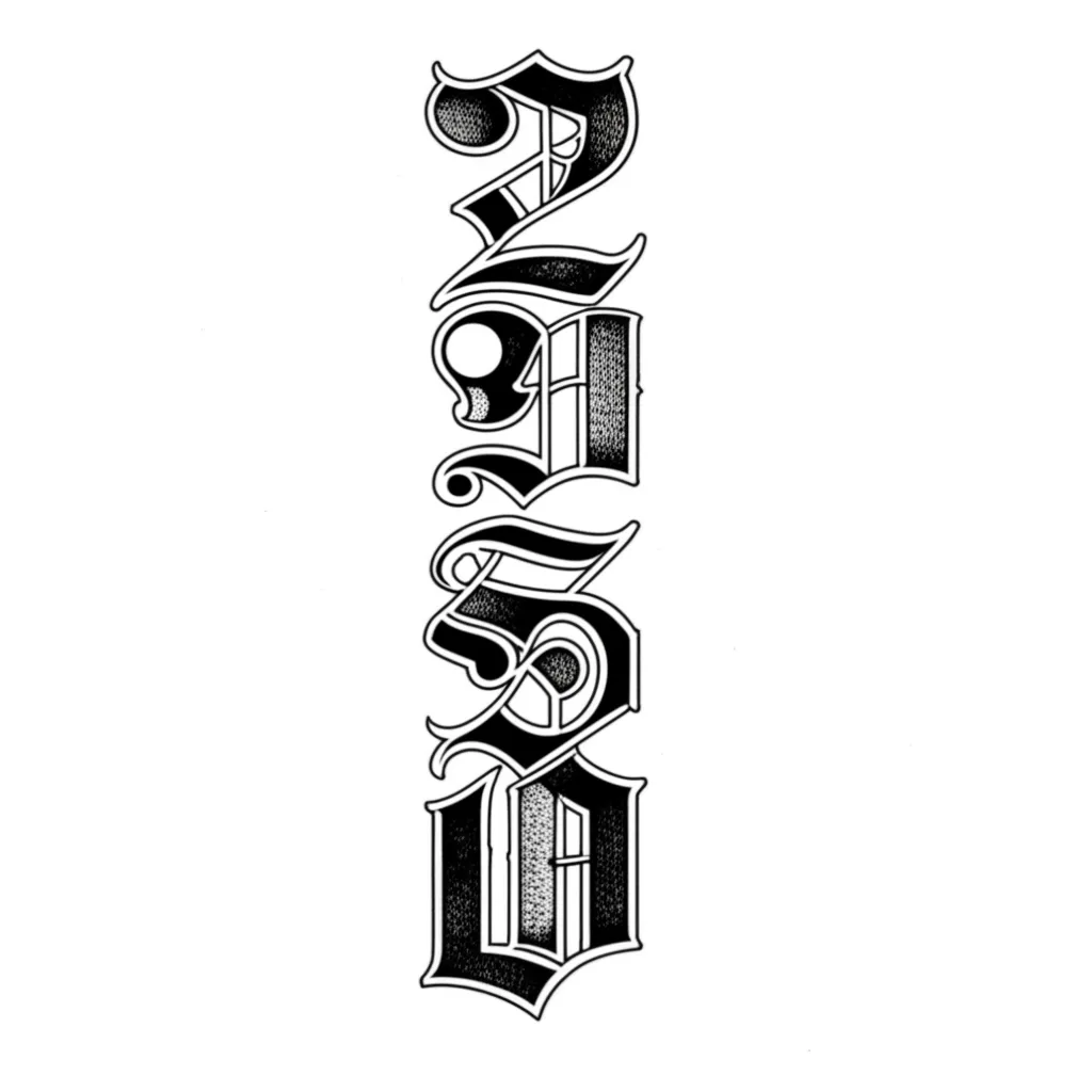 2950 ESPN Gothic Tattoo Design