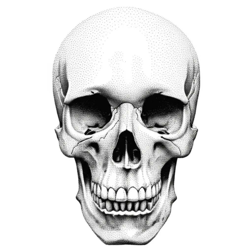 Dotwork Skull Tattoo: A Fusion of Cultures