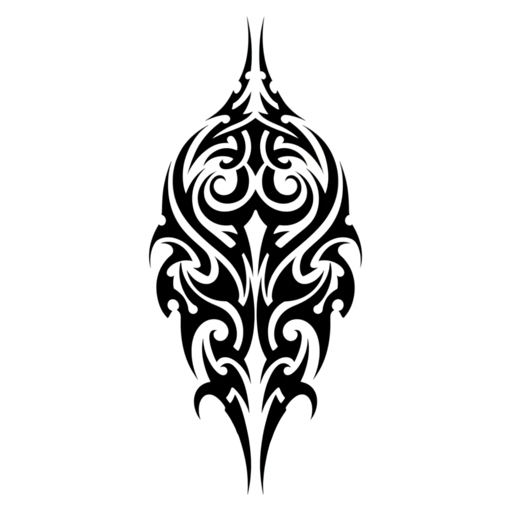 Tribal Piano Tattoo Design - Unique Musical Ink