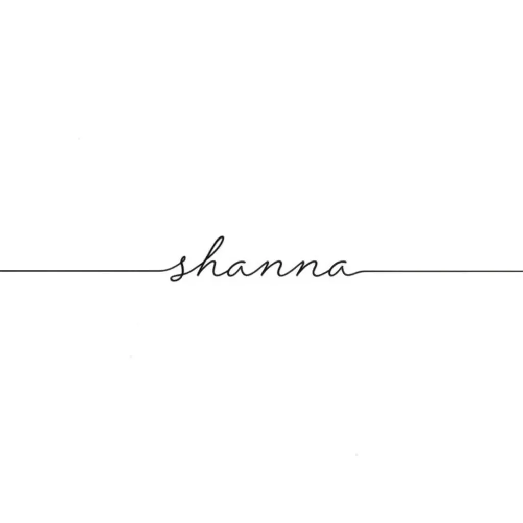 Shanna Minimalist Name Tattoo Design