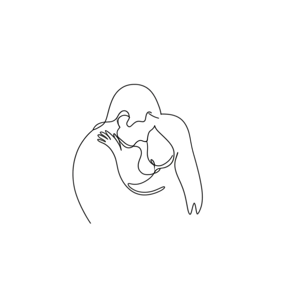 Minimalist Father Daughter Tattoo: A Touching Tribute Minimalist Father Daughter Tattoo: A Touching Tribute