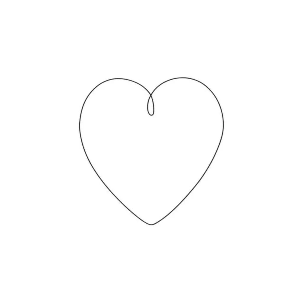 Minimalist Santiago Heart Tattoo Design Minimalist Santiago Heart Tattoo Design