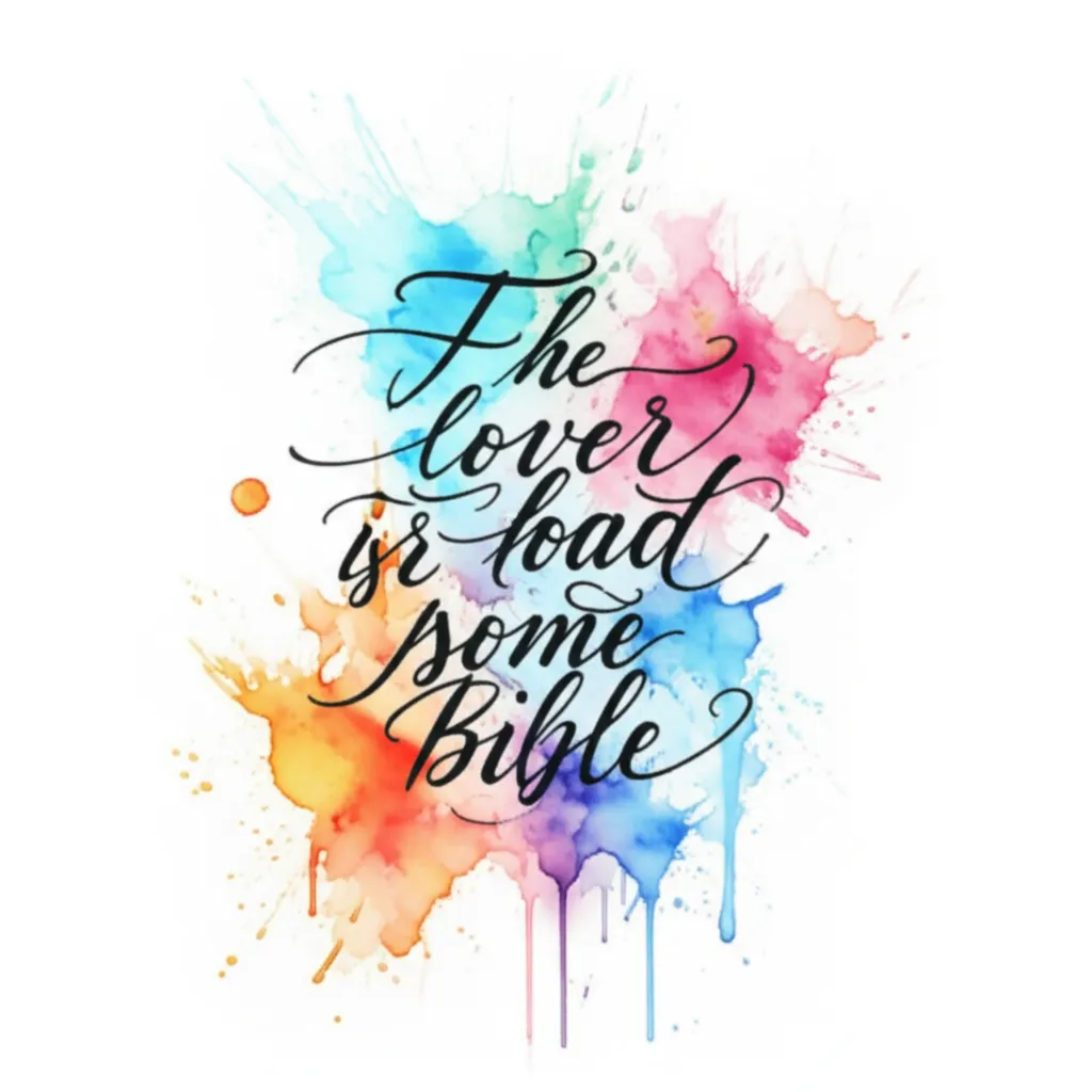 Watercolor Bible Verse Chest Tattoo Design Watercolor Bible Verse Chest Tattoo Design