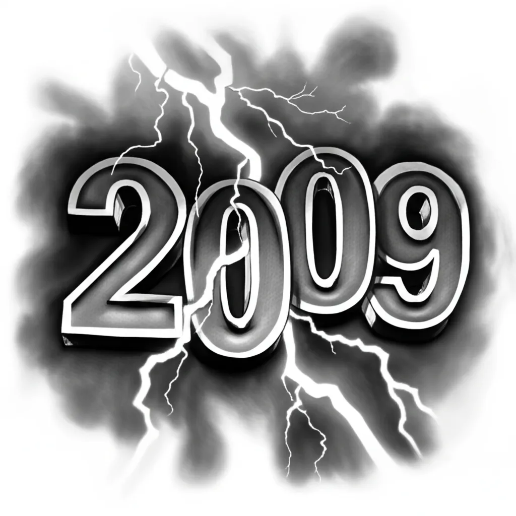 2009 Lightning Strikes Tattoo Design in Realism Style 2009 Lightning Strikes Tattoo Design in Realism Style