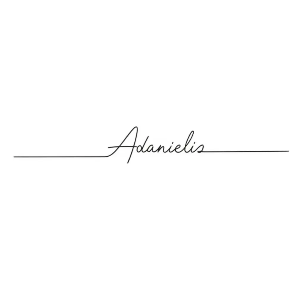 Adanielis Minimalist Tattoo Design