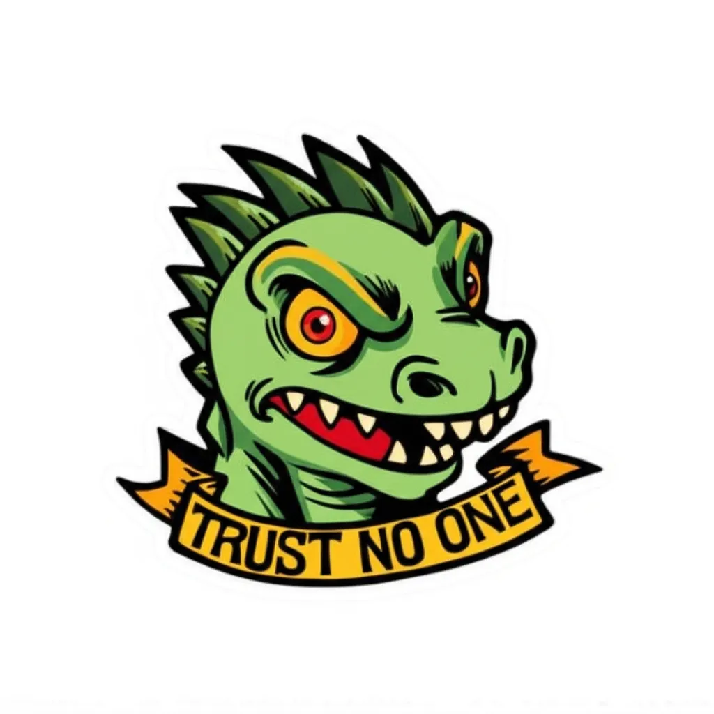 Trust No One Anime Dragon Tattoo Design Trust No One Anime Dragon Tattoo Design