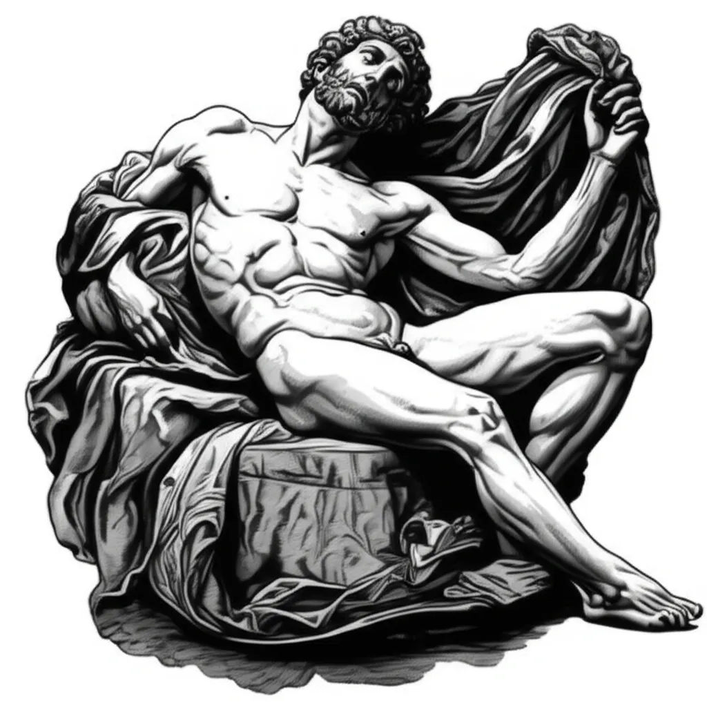 The Dying Gaul Gothic Tattoo Design