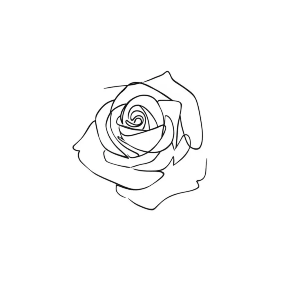 Minimalist Pink Rose Tattoo Design Ideas Minimalist Pink Rose Tattoo Design Ideas