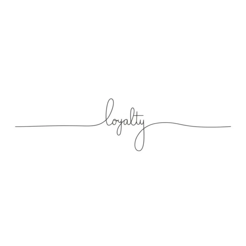 Minimalist Loyalty Tattoo Design: Meaning & Ideas