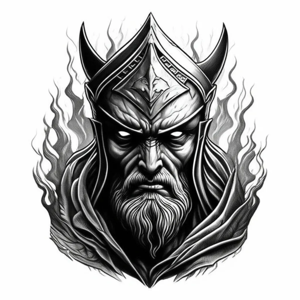 Gothic Spartan Tattoo with Fire: Design & Meaning
