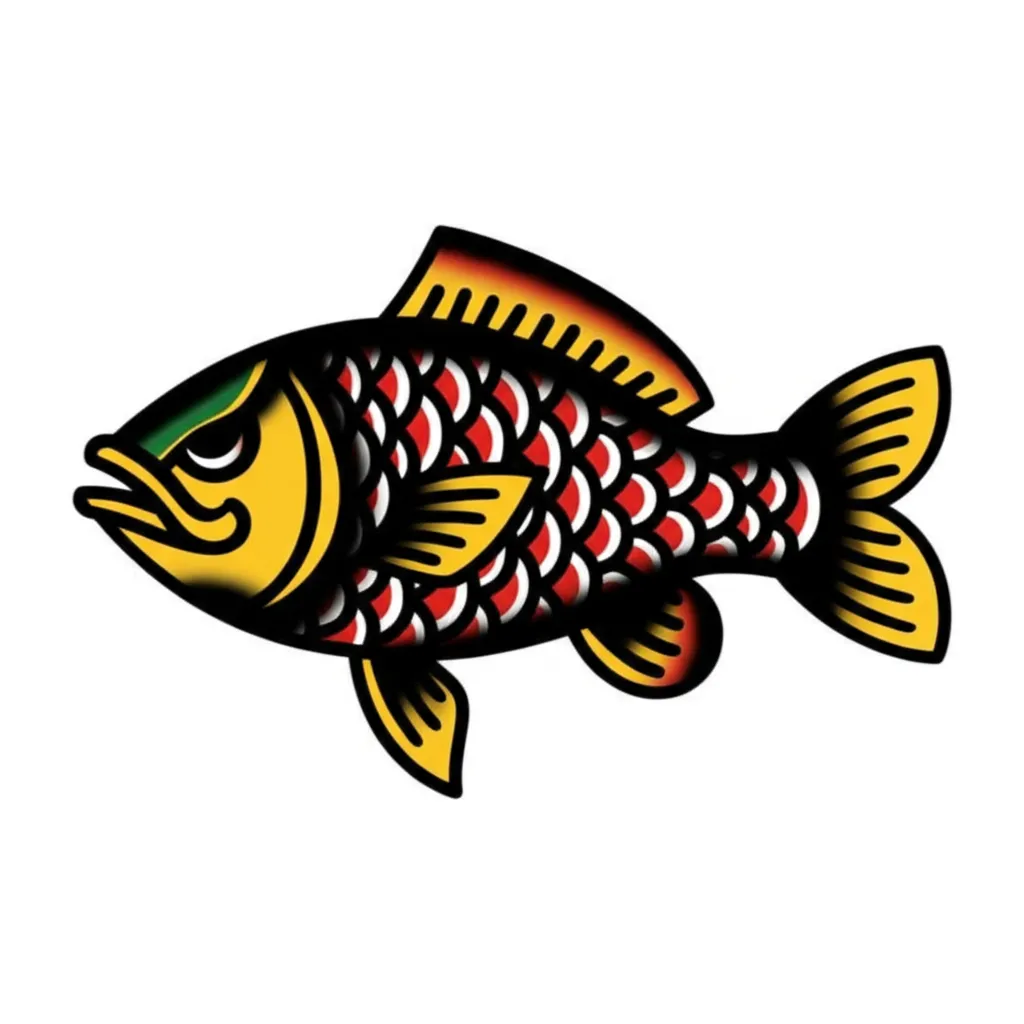 Old School Fish Tattoo Design Ideas
