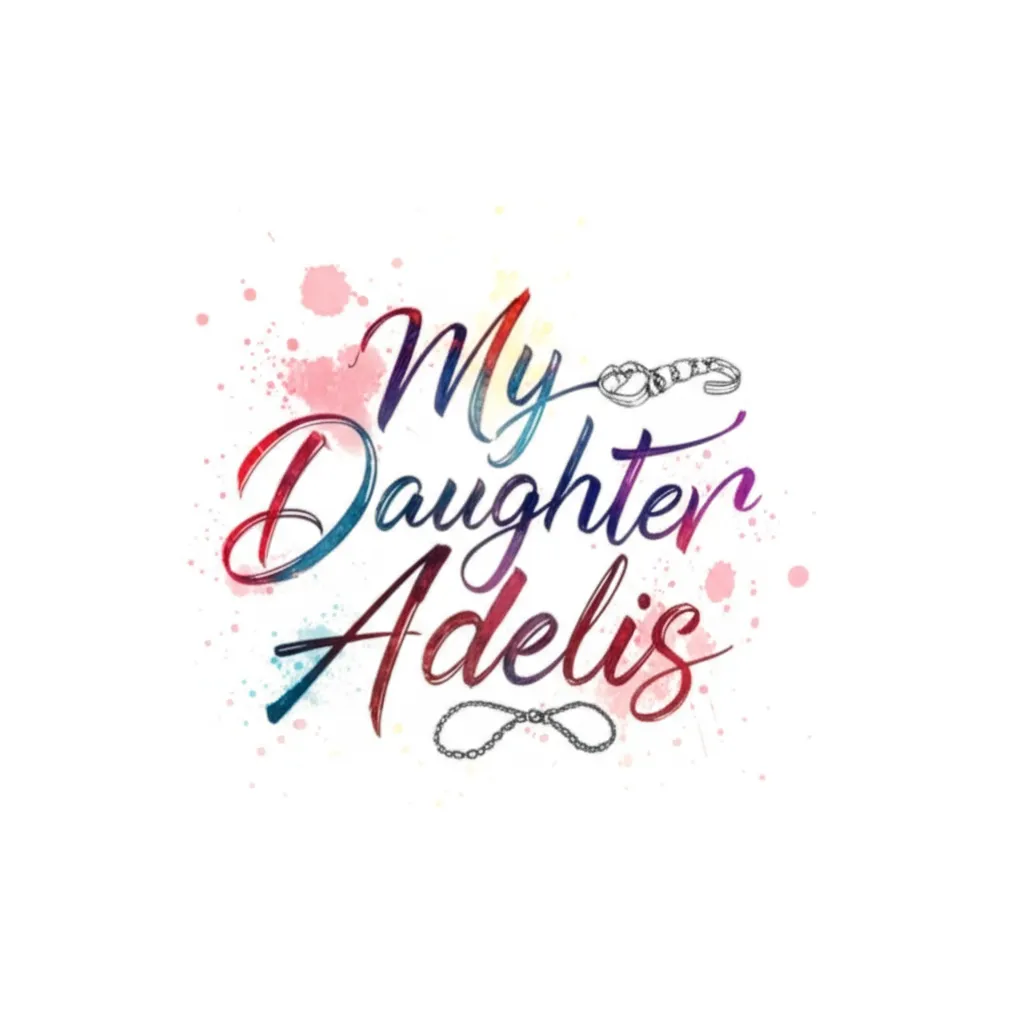 Adelis Name Tattoo with Charm Bracelet - Watercolor Style