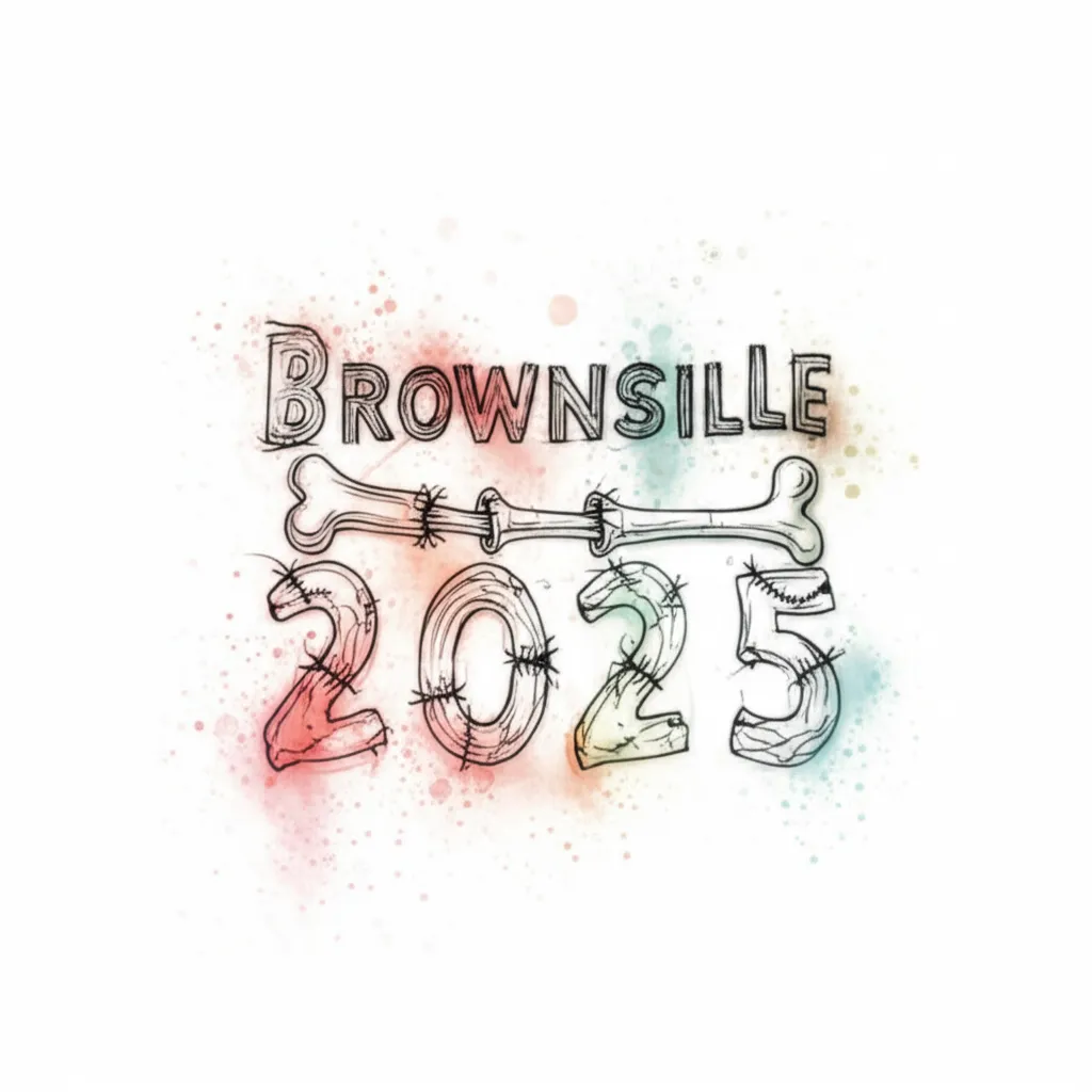 Brownsville 2025 Broken Bone Watercolor Tattoo Idea