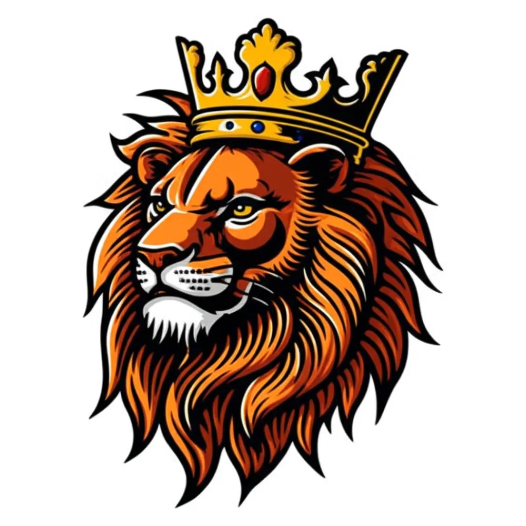 Anime Lion with Crown Tattoo Idea Anime Lion with Crown Tattoo Idea