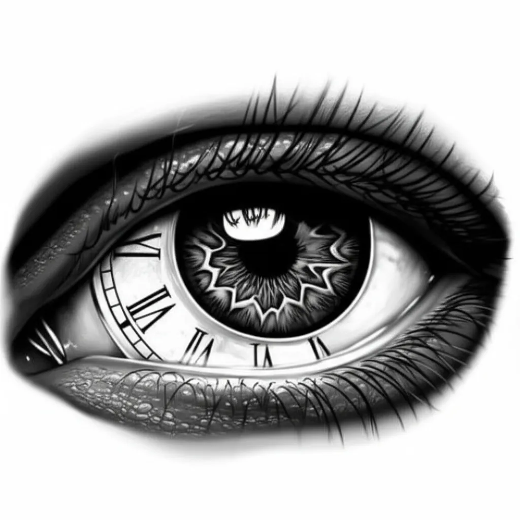 Realistic Eye Clock Tattoo: Meaning & Symbolism Realistic Eye Clock Tattoo: Meaning & Symbolism