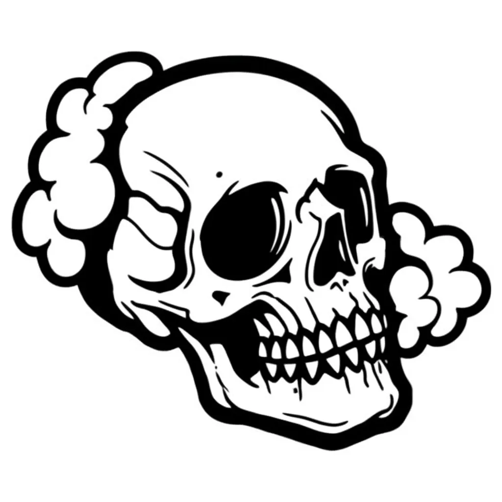 Graffiti Skull Tattoo with Clouds: Designs & Ideas Graffiti Skull Tattoo with Clouds: Designs & Ideas