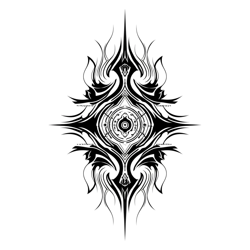 Cyber Sigilism Bracelet Tattoo Design Cyber Sigilism Bracelet Tattoo Design