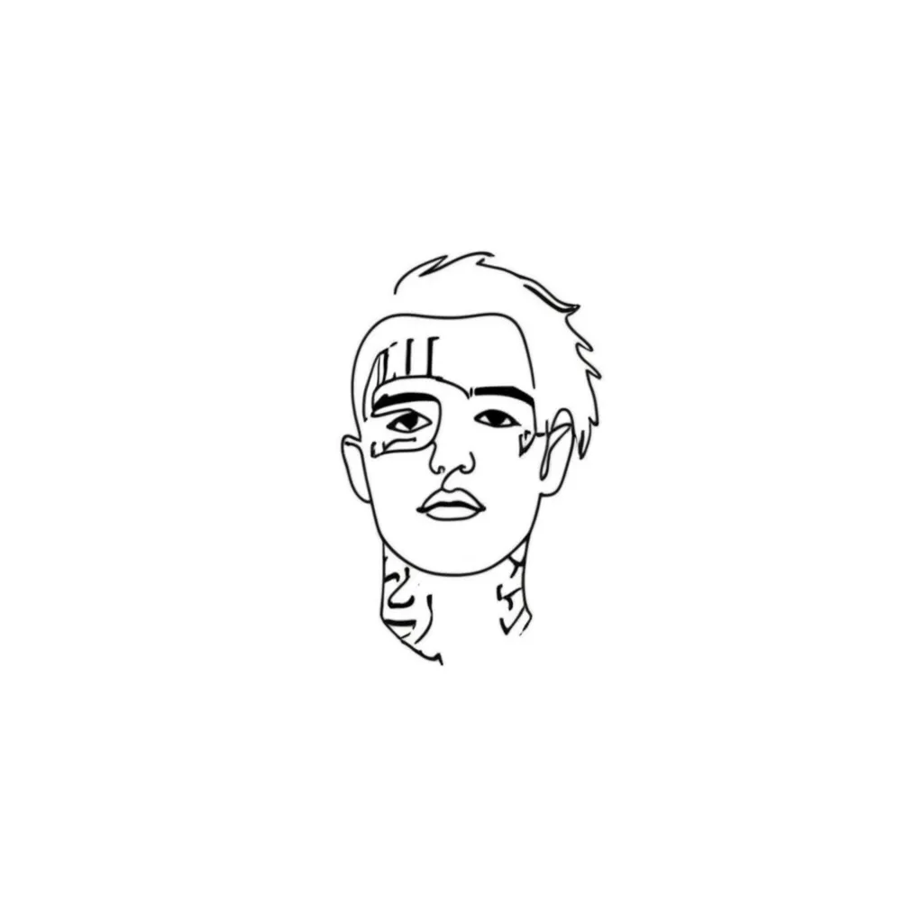 Minimalist Lil Peep Tattoo Idea Minimalist Lil Peep Tattoo Idea