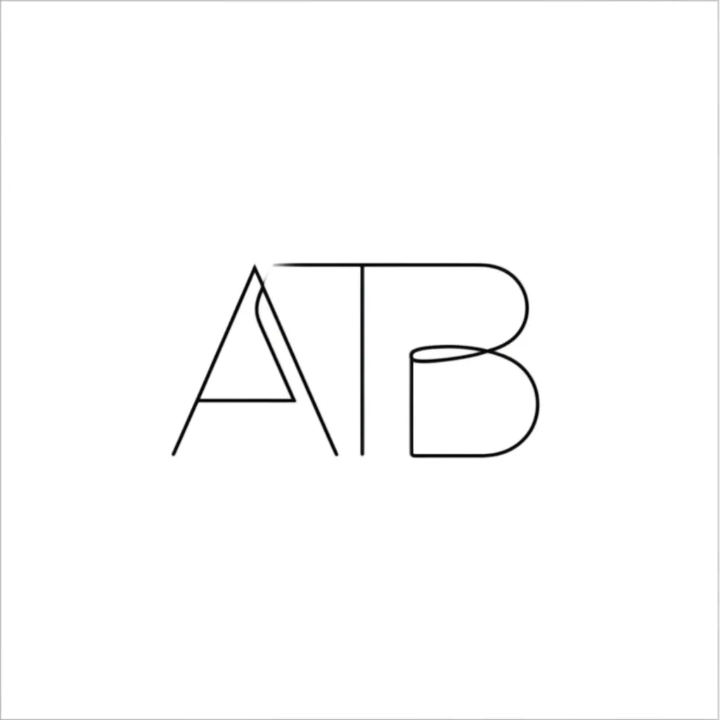 Minimalist ATB Bold Font Tattoo Design