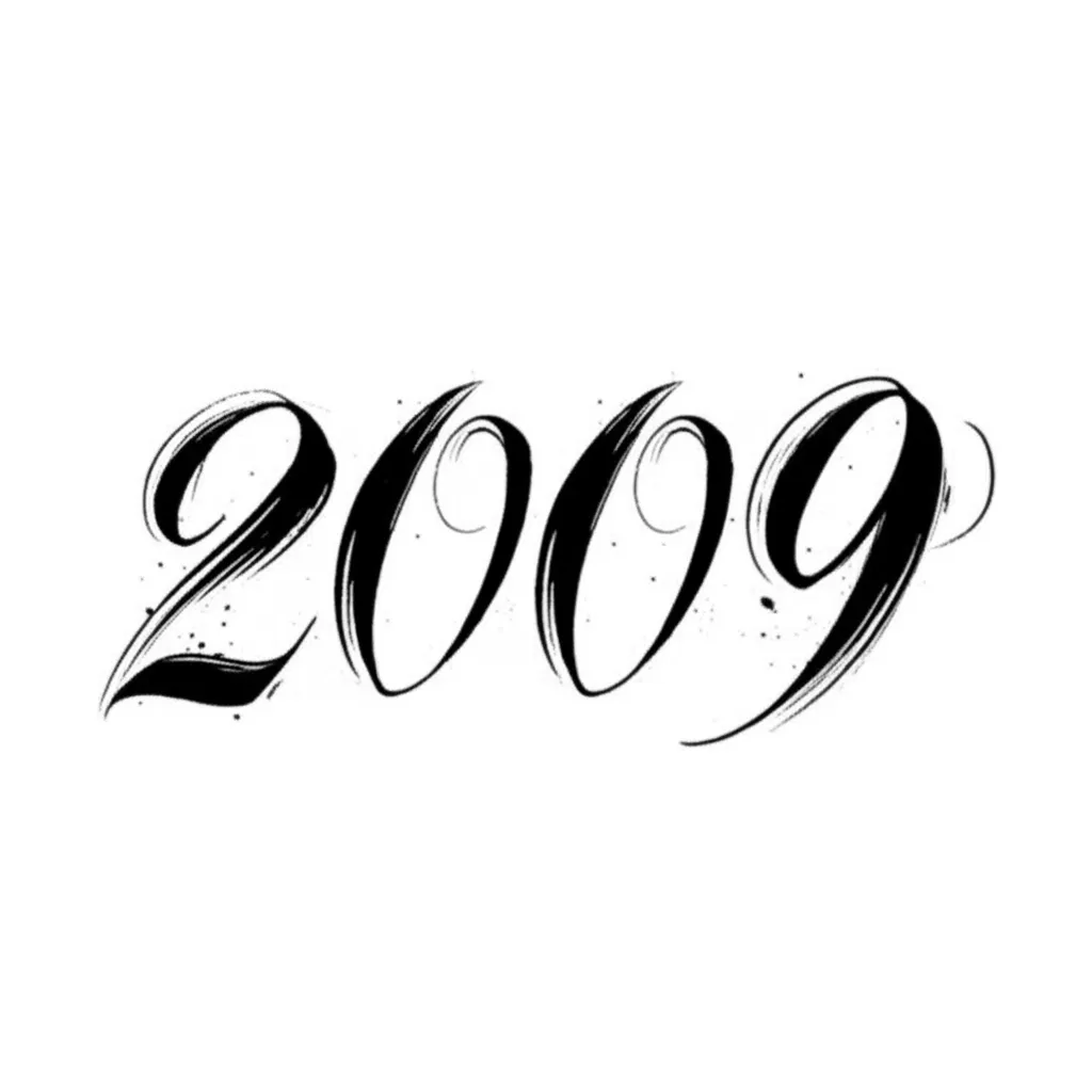 2009 Calligraphy Tattoo Design Idea