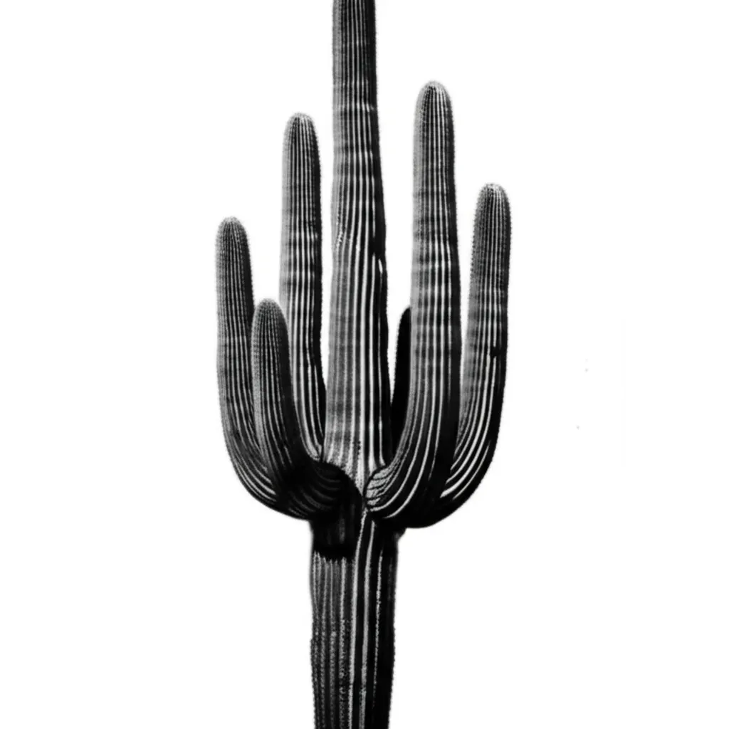 Realistic Saguaro Cactus Tattoo Design in Arizona Desert Realistic Saguaro Cactus Tattoo Design in Arizona Desert