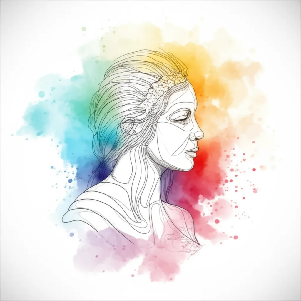 Watercolor Woman Portrait Tattoo: A Unique Artistic Expression Watercolor Woman Portrait Tattoo: A Unique Artistic Expression
