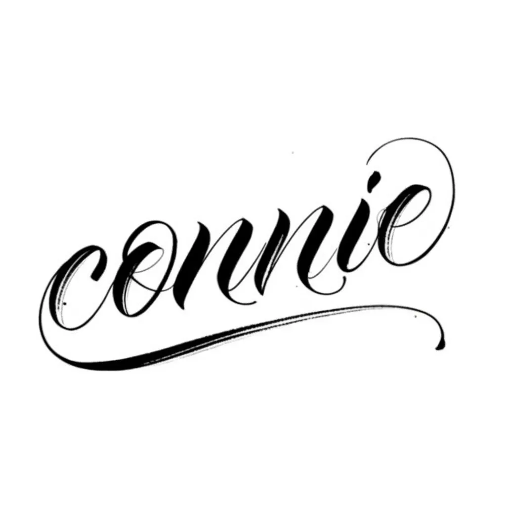 Connie Calligraphy Tattoo Design - Name Tattoo Ideas