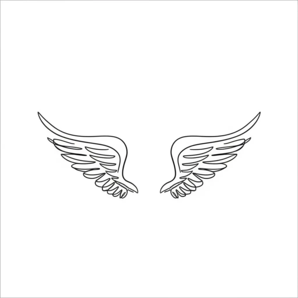Minimalist Wings Tattoo on Neck: Meaning and Designs Minimalist Wings Tattoo on Neck: Meaning and Designs