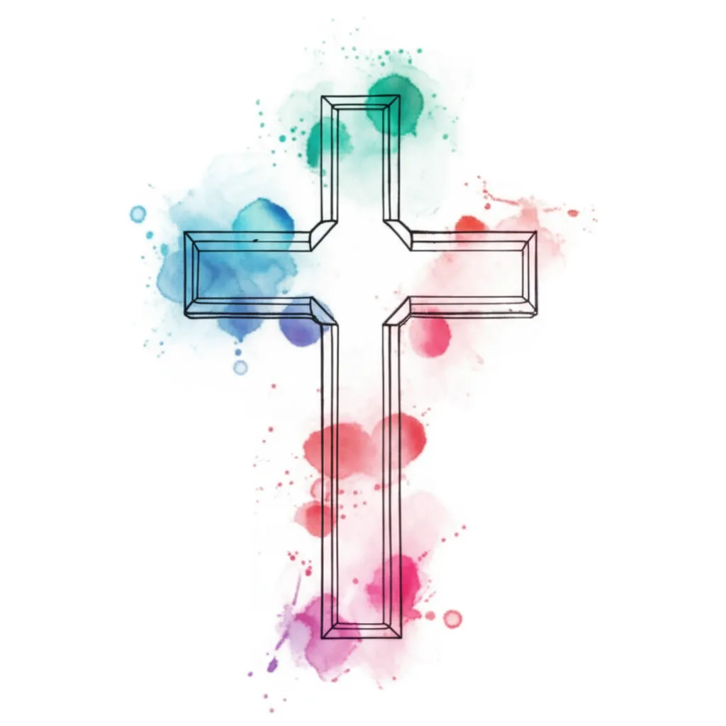 Watercolor Cross Tattoo Design: Meaning and Inspiration Watercolor Cross Tattoo Design: Meaning and Inspiration